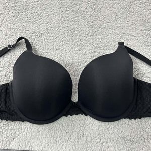 Aerie Bra 34DD Push Up Bra Brooke Black American Eagle Outfitters
